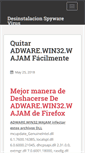 Mobile Screenshot of desinstalacionspywarevirus.com